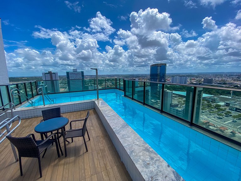 Apt Recém reformado a 200m do shopping Recife.