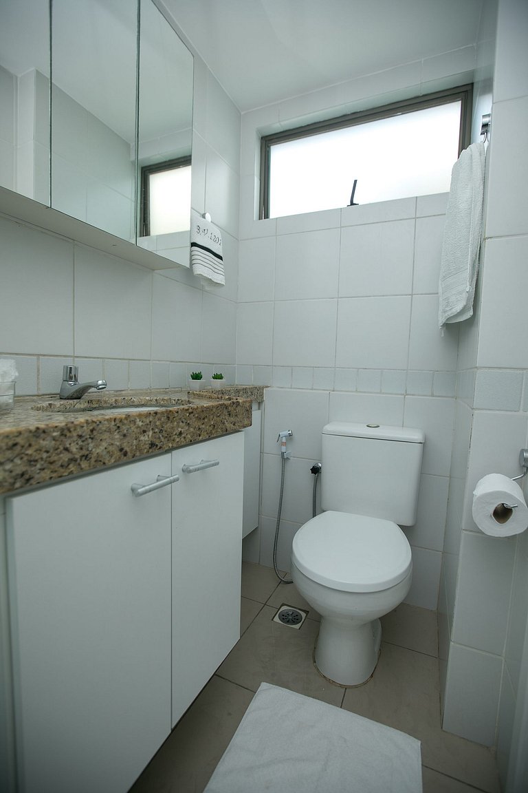 1201 - Flat Quarto e Sala a 400m da Praia Boa Viagem, Wi-Fi