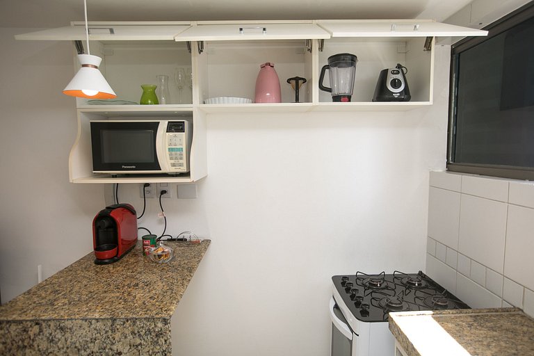 1201 - Flat Quarto e Sala a 400m da Praia Boa Viagem, Wi-Fi