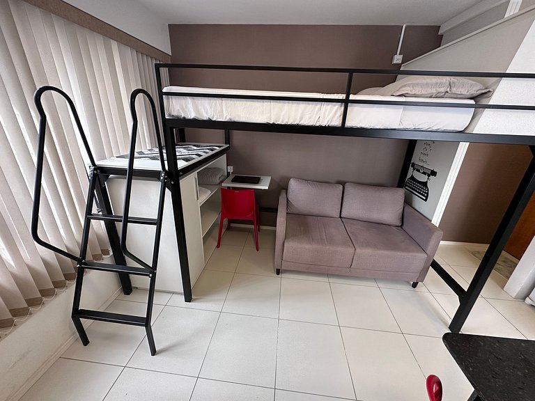 Flat para até 4 Pessoas, Boa Viagem com Piscina a 350m Praia