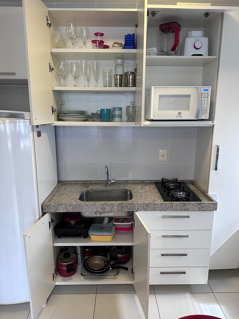 1201 - Flat para até 4 Pessoas, Boa Viagem com Piscina a 300