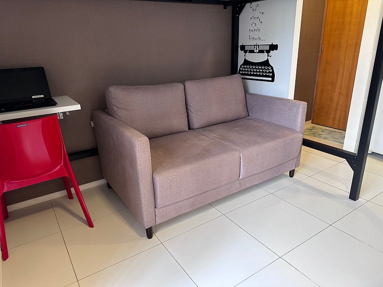 1201 - Flat para até 4 Pessoas, Boa Viagem com Piscina a 300