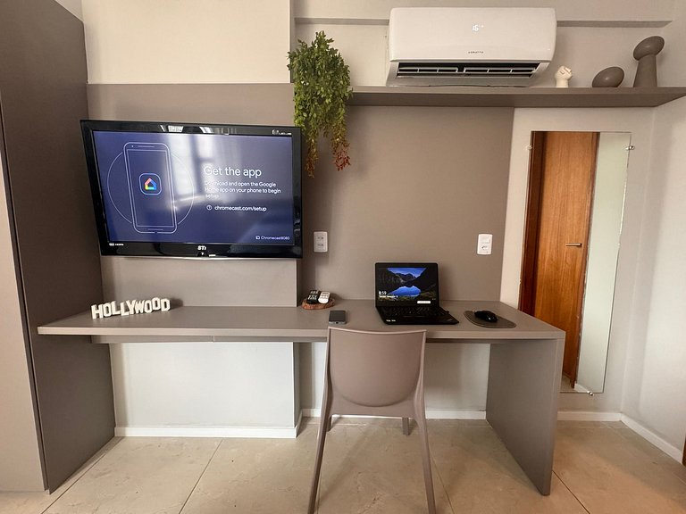 Flat a 200Metros Shopping Recife, TV 55", Com Pisicna em Boa