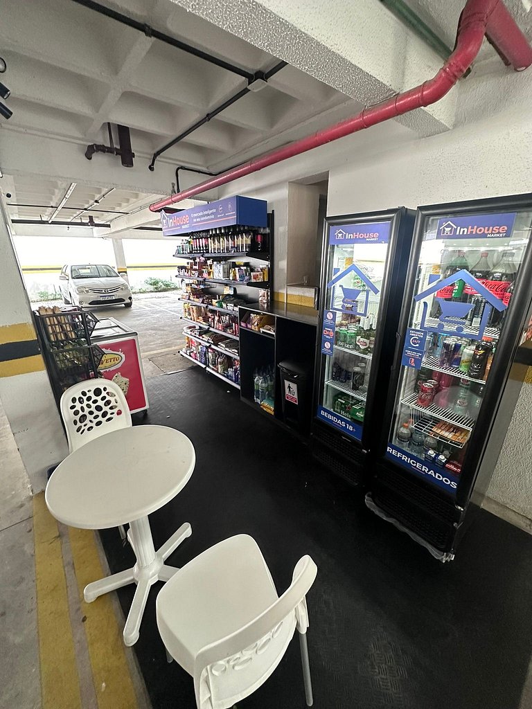 Novo Flat com Vista Mar, Piscina e Wi-Fi 500Mbps