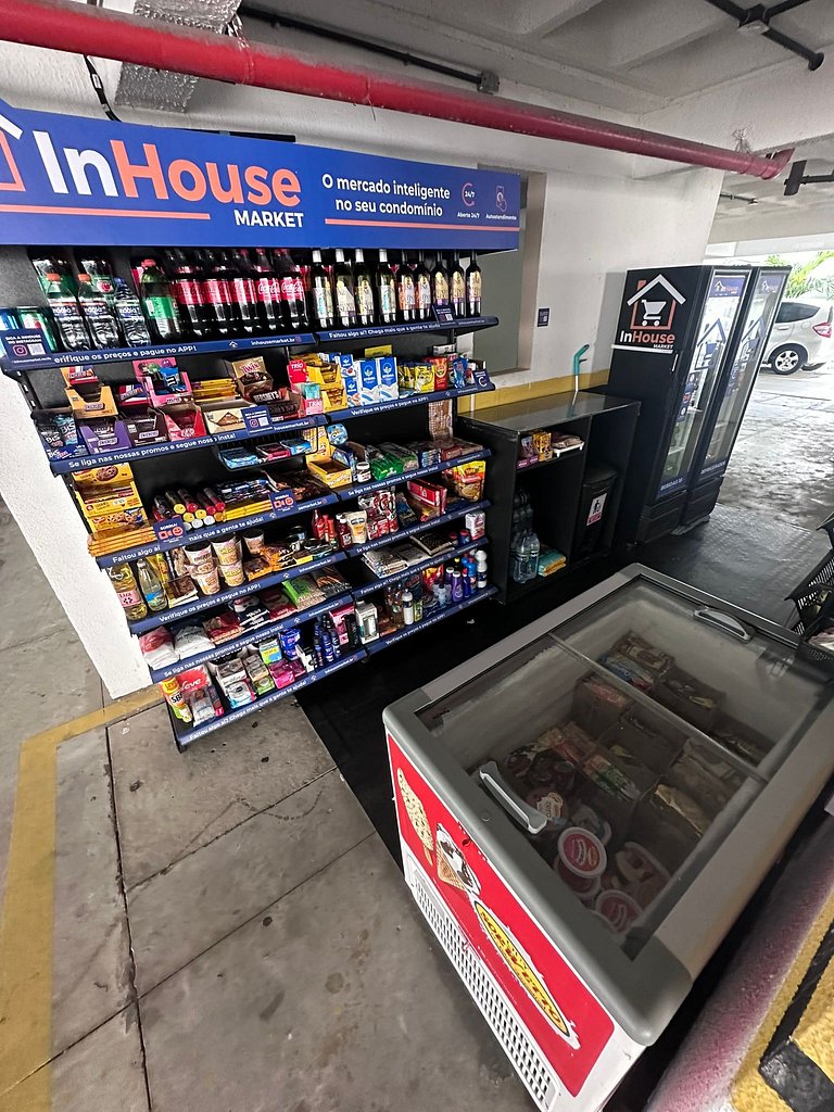 Novo Flat com Vista Mar, Piscina e Wi-Fi 500Mbps