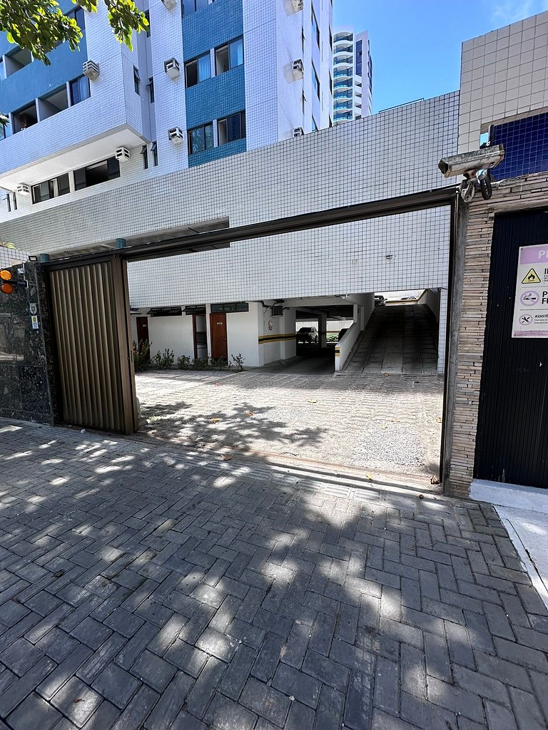 Novo Flat com Vista Mar, Piscina e Wi-Fi 500Mbps