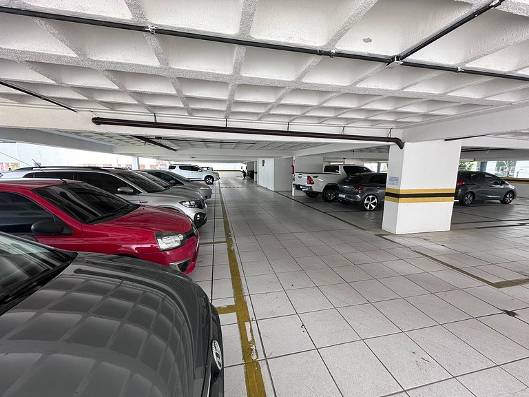 Novo Flat com Vista Mar, Piscina e Wi-Fi 500Mbps