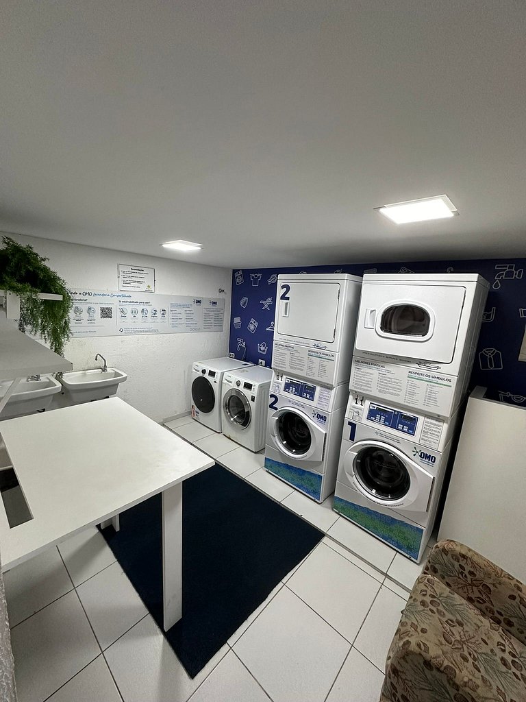 Novo Flat com Vista Mar, Piscina e Wi-Fi 500Mbps