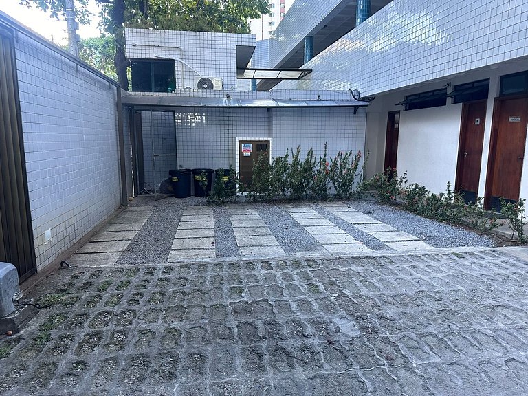 Novo Flat com Vista Mar, Piscina e Wi-Fi 500Mbps