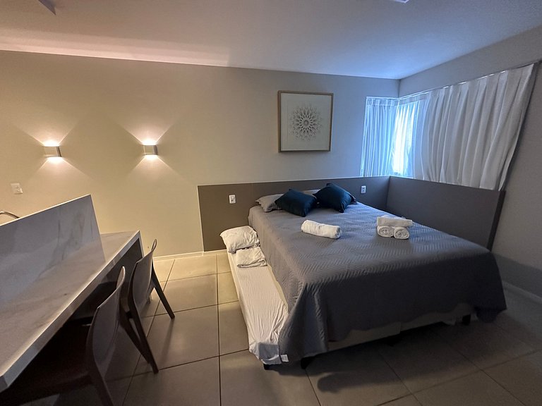 Flat a 200Metros Shopping Recife, TV 55", Com Pisicna em Boa