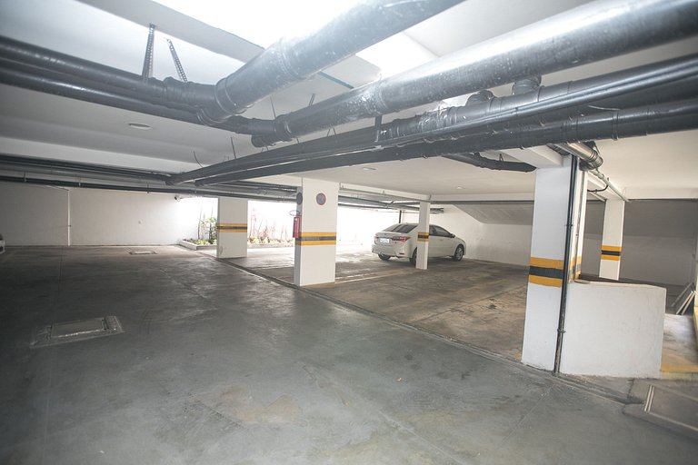 Flat Boa Viagem com quarto e sala a 400m da praia