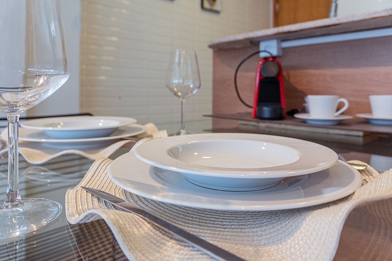 Lindo flat A 200m do Shopping , com Piscina wifii 500Mbps