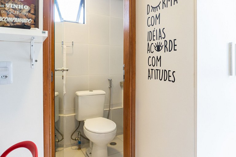 Flat para até 4 Pessoas, Boa Viagem com Piscina a 350m Praia