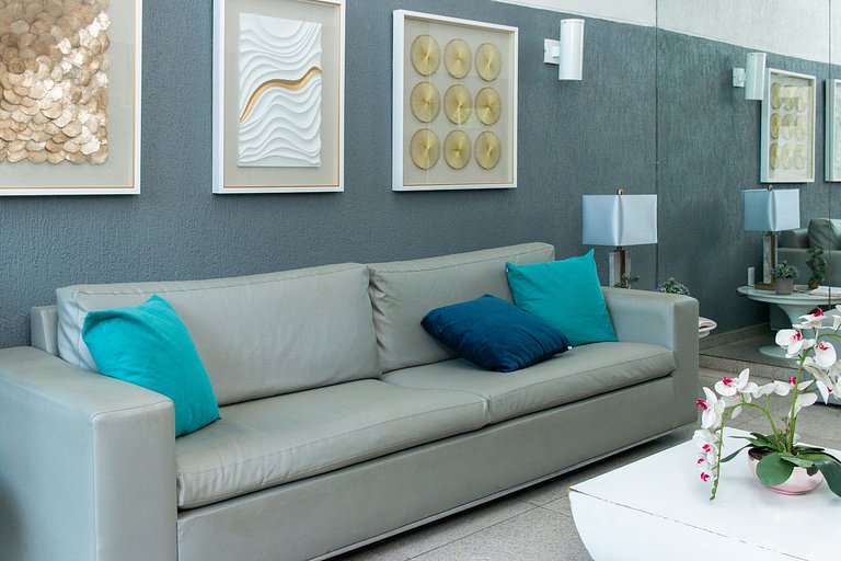 Flat a 200Metros Shopping Recife, TV 55", Com Pisicna em Boa