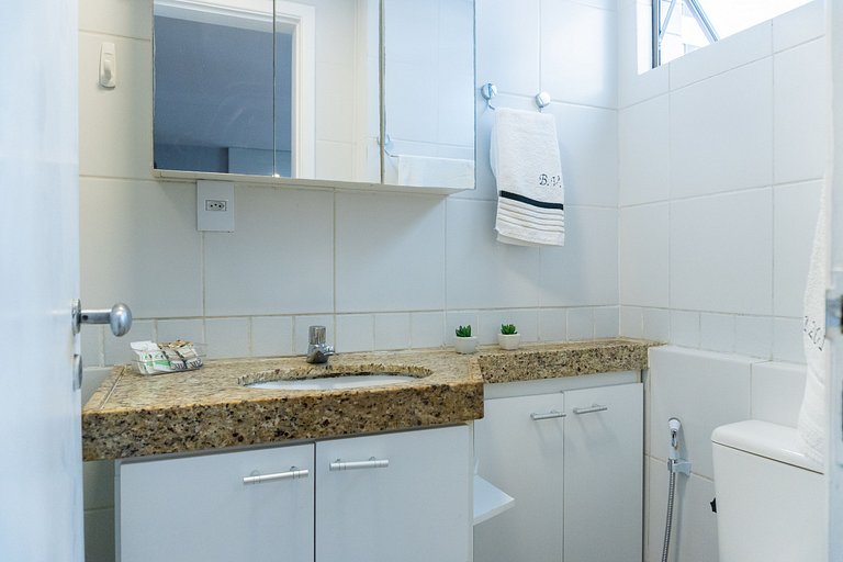 1201 - Flat Quarto e Sala a 400m da Praia Boa Viagem, Wi-Fi