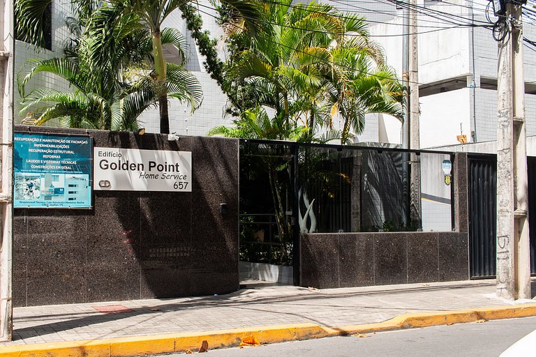 1201 - Flat para até 4 Pessoas, Boa Viagem com Piscina a 300