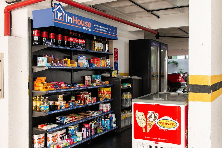 Flat Moderno Quarto e Sala em Boa Viagem, com Wi500Mbps e Pi