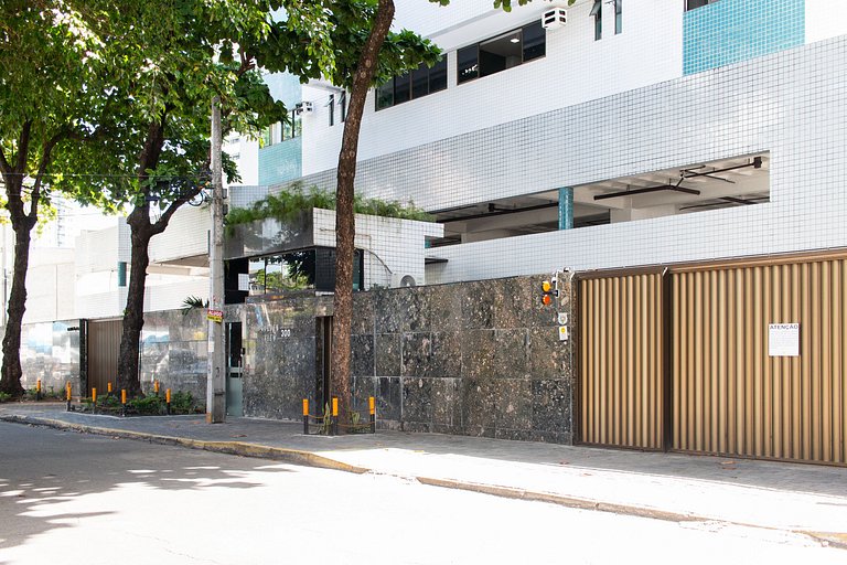 Flat Moderno Quarto e Sala em Boa Viagem, com Wi500Mbps e Pi