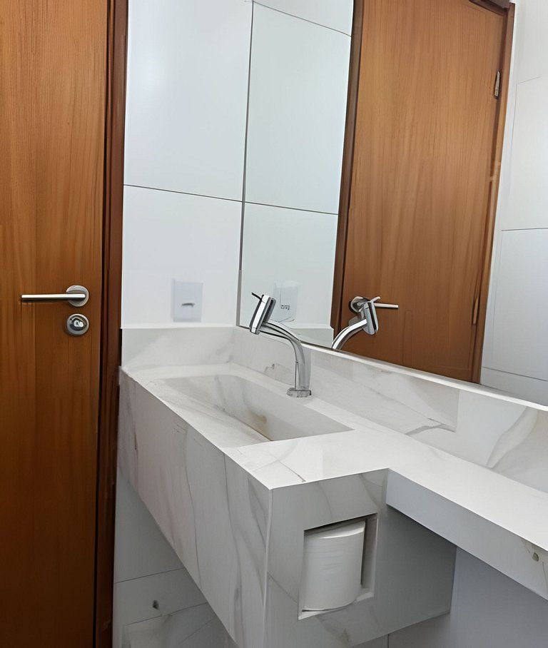 Flat a 200m do Shopping Recife Reformado c/ Piscina