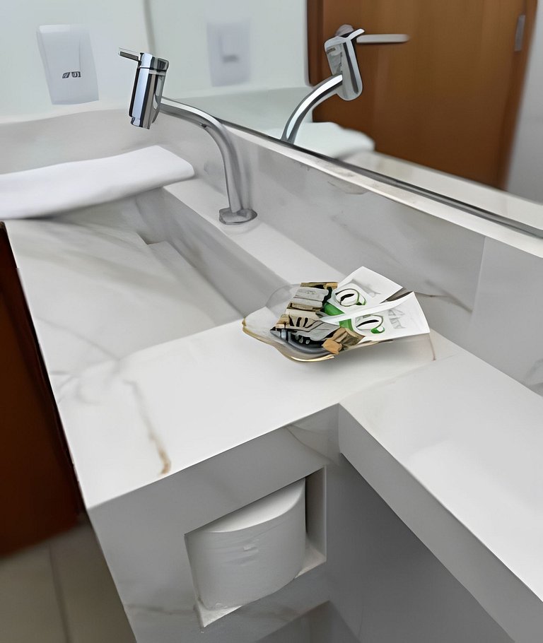 Flat a 200m do Shopping Recife Reformado c/ Piscina