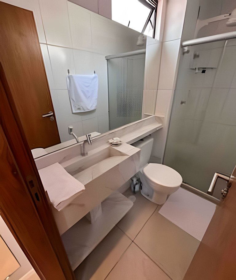 Flat a 200m do Shopping Recife Reformado c/ Piscina