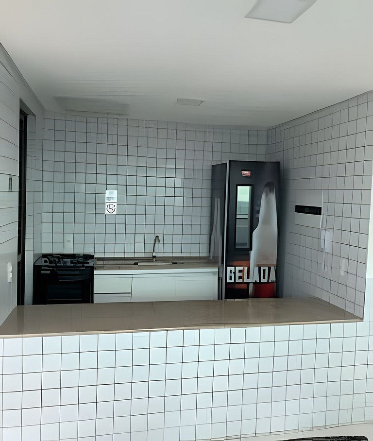 Flat a 200m do Shopping Recife Reformado c/ Piscina