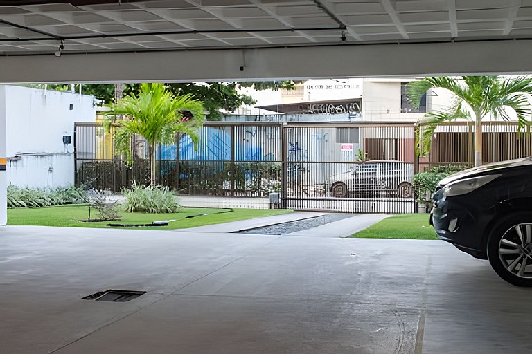 Flat a 200m do Shopping Recife Reformado c/ Piscina