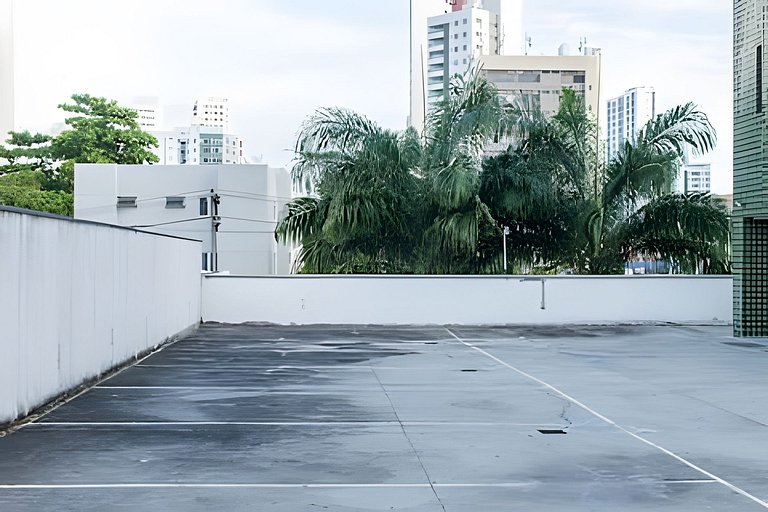 Flat a 200m do Shopping Recife Reformado c/ Piscina