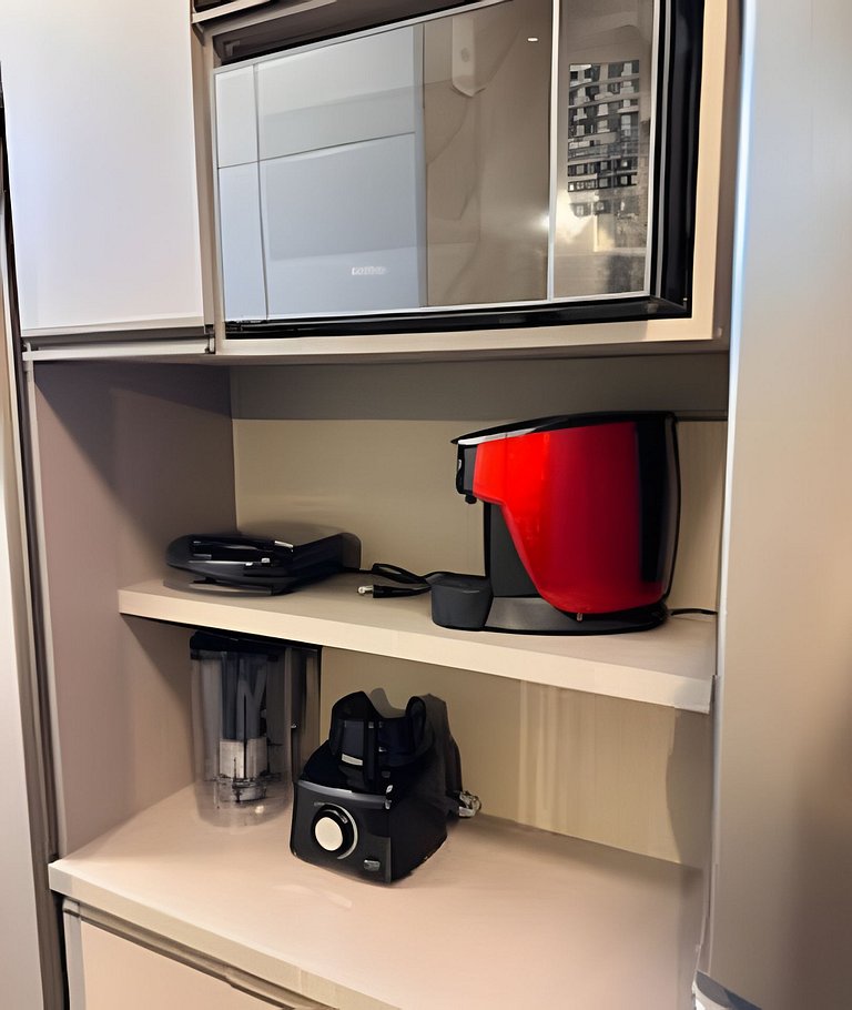 Flat a 200m do Shopping Recife Reformado c/ Piscina