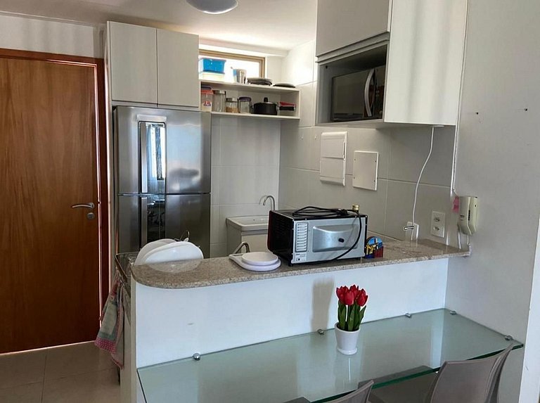 Loft a 200m do Shopping , com Piscina wifii 500Mbps