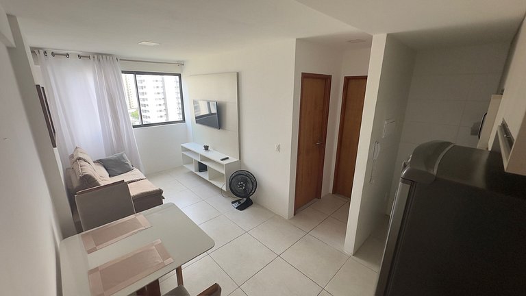 Lindo Quarto e Sala Perto da Praia De Boa Viagem!