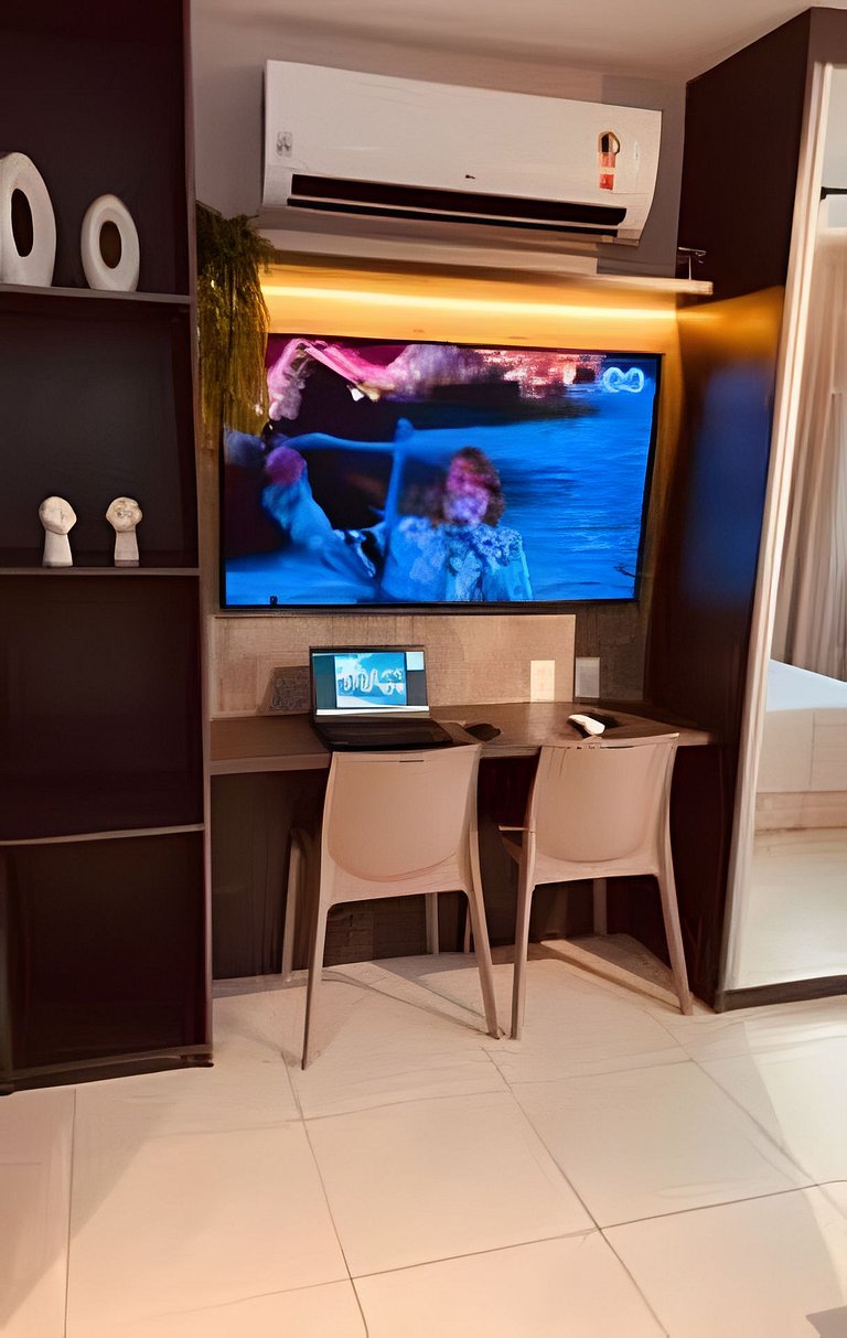 Novo e Moderno flat ao lado do Shopping Recife
