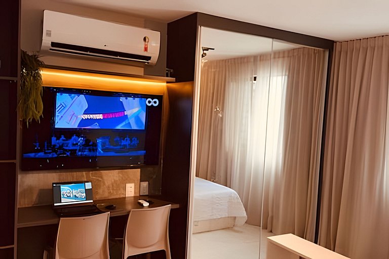 Novo e Moderno flat ao lado do Shopping Recife