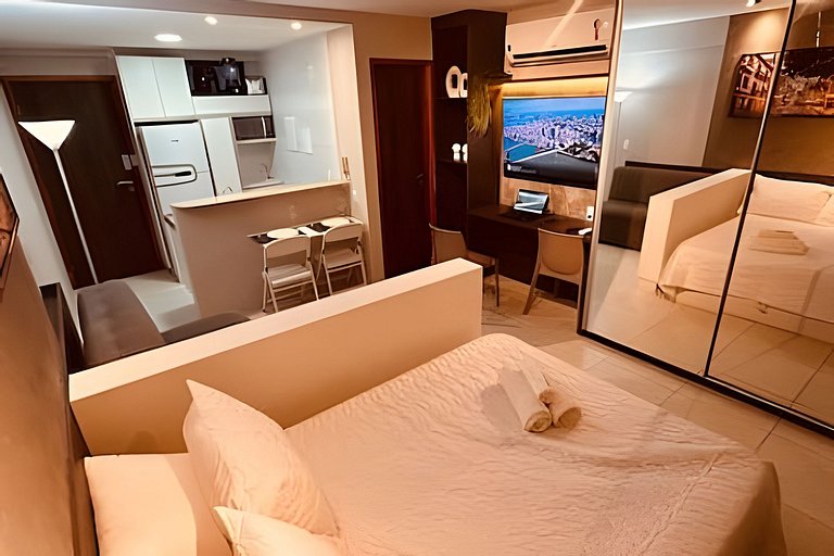 Novo e Moderno flat ao lado do Shopping Recife