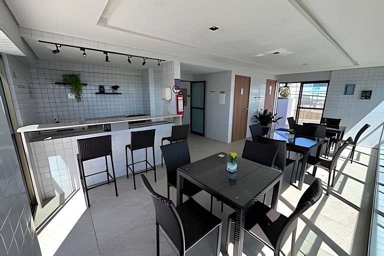 Novo e Moderno flat ao lado do Shopping Recife