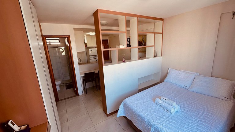 Loft a 200m do Shopping , com Piscina wifii